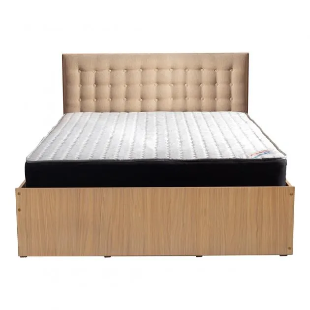 Imperial Queen Size Bed - LF-IMP-BDQ-SHW-S (Sahara Walnut)