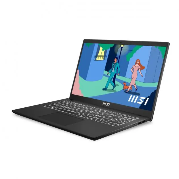 MSI Modern 15 B12M (Iris Xe Graphics) Classic Black i7, 16GB RAM, 512GB SSD