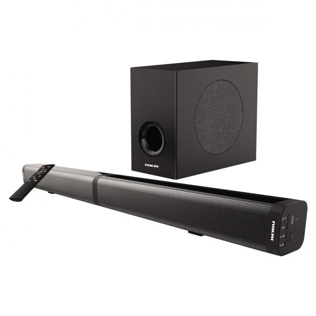 NIKAI 2.1 Channel Stereo Surround Sound NSBWF300 - With Wireless Subwoofer