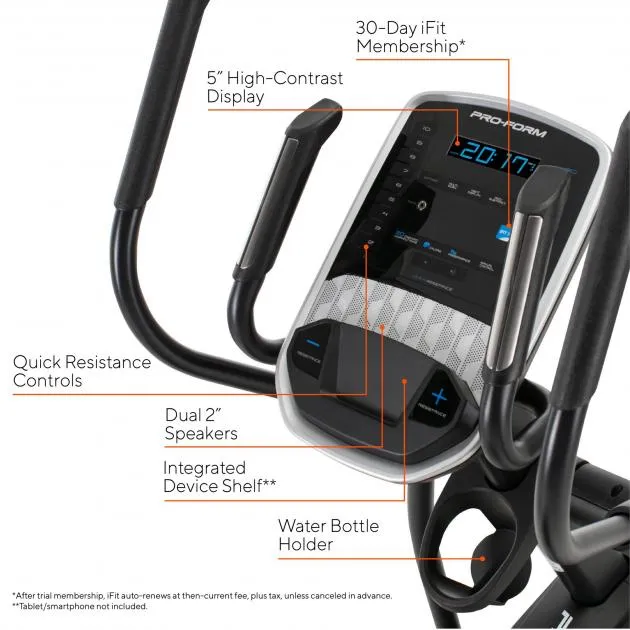 Proform Carbon EL Elliptical Bike