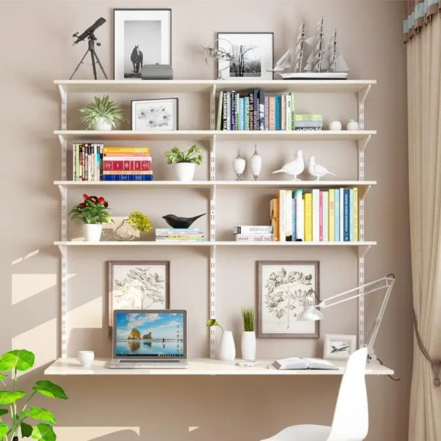 Kito Smart Storage - Wall Rail, Wood Shelf, Desktop