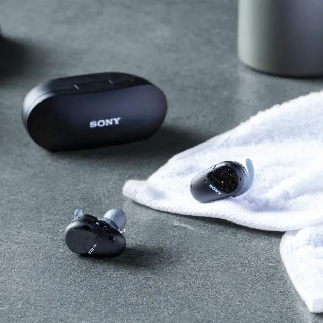 Sony WF-SP800N Wireless Noise Cancelling Headphone For Sports (Black)