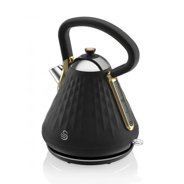 Swan Gatsby Pyramid Kettle (Black)