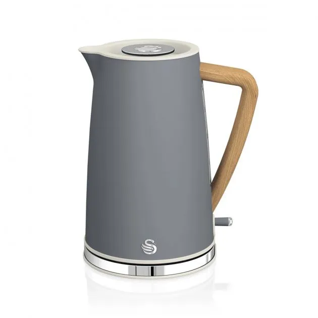 Swan 1.7L Nordic Style Cordless Kettle 3000W (Grey)