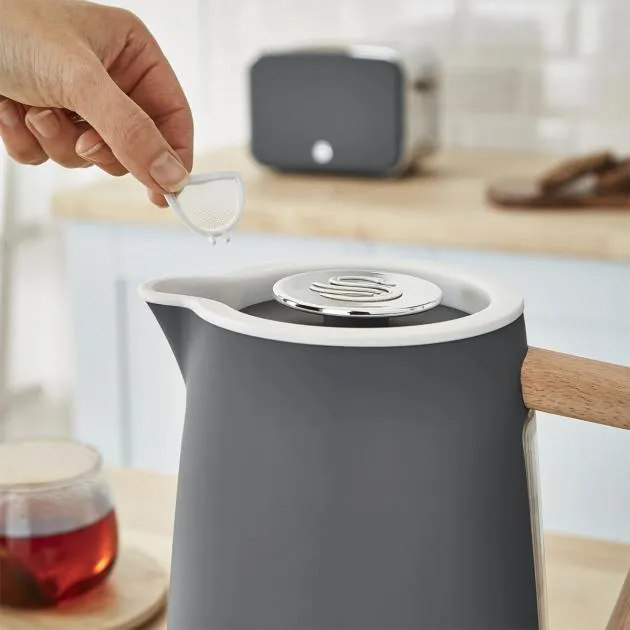 Swan 1.7L Nordic Style Cordless Kettle 3000W (Grey)