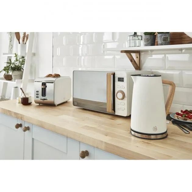 Swan 1.7L Nordic Style Cordless Kettle 3000W (White)