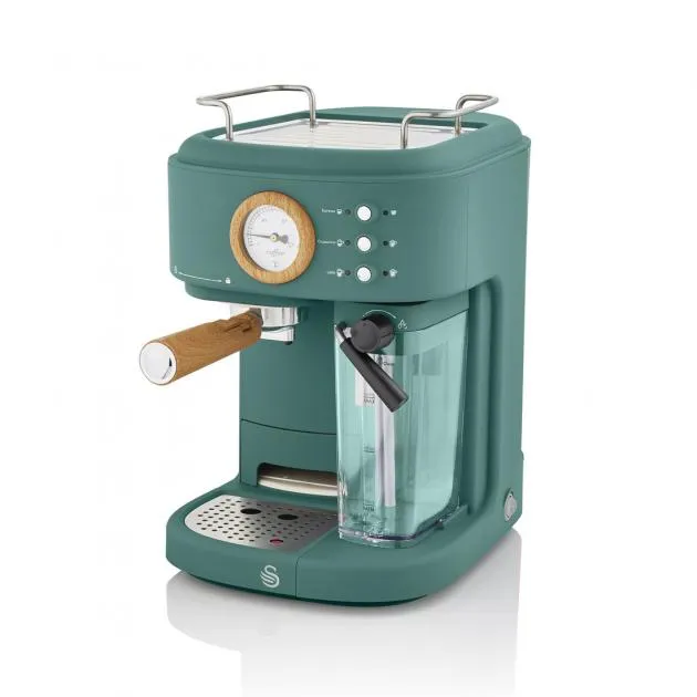 Swan Nordic Pump Espresso Coffee Machine SK22150GREN - 1100W, (Green)