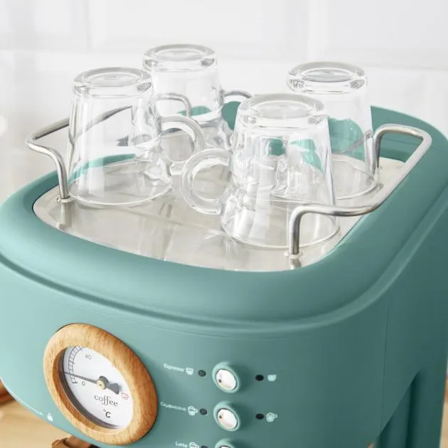 Swan Nordic Pump Espresso Coffee Machine SK22150GREN - 1100W, (Green)