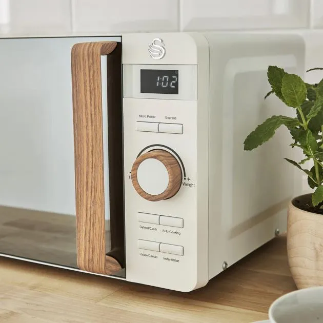 Swan 20L Nordic Digital Microwave 800W (White)