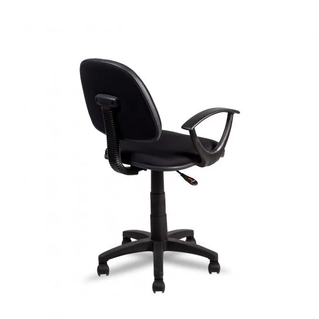Fabric Typist Chair T009-BL-S - Black