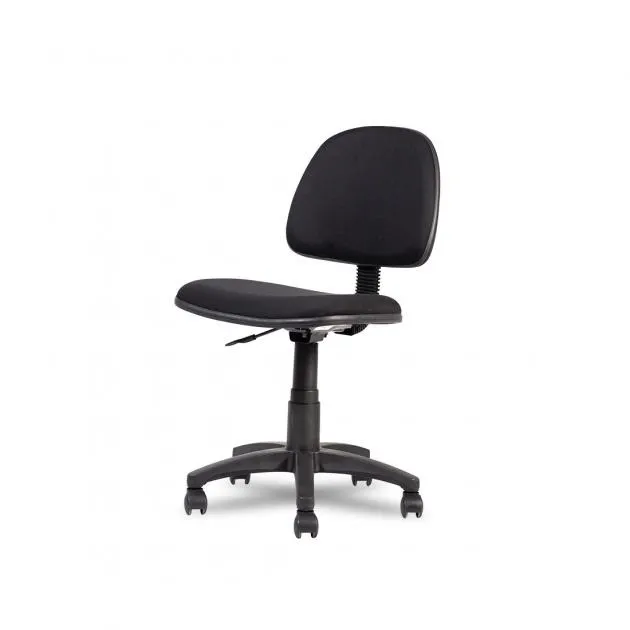 Fabric Typist Chair Without Arms T011-BL-S - Black