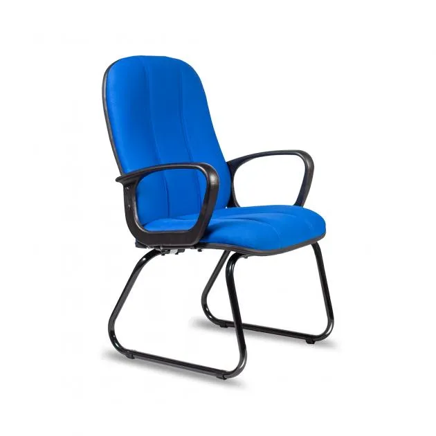Fabric Mid Back Visitor Chair V003-BU-S - Blue