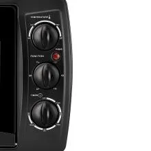 BLACK+DECKER 19 Litre Double Glass Multifunction Toaster Oven With Rotisserie (TRO19RDG-B5)