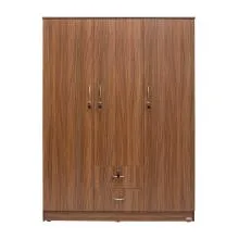 3 Door Wardrobe - Cairo Walnut - LF-3D-WD-CRW-S
