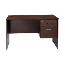 LEO Office Table 120x60x75 With Drawer & Cupboard (Wenge)