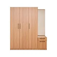 Ruby Wardrobe - Sahara Walnut (LF-RUBY-3WD-SHW-S)