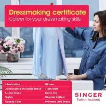Singer Fashion Academy Certificate In Basic Scientific Dressmaking