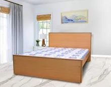 Omega Queen Size Bed - Sahara Walnut