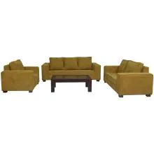Baltic Sofa - Yellowish Gold Colour Fabric