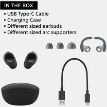 Sony WF-SP800N Wireless Noise Cancelling Headphone For Sports (Black)