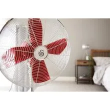 Swan Retro 16 Inch Stand Fan (Red)