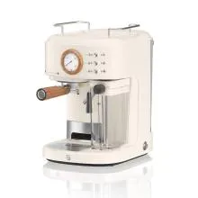 Swan Nordic Pump Espresso Coffee Machine SK22150WHTN - 1100W, (White)