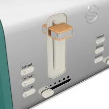 Swan 4 Slice Nordic Style Toaster 1500W (Green)