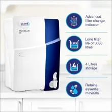Pureit Marvella UV G2 Water Purifier With 4L Storage