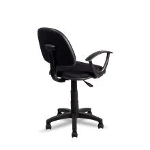 Fabric Typist Chair T009-BL-S - Black