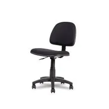 Fabric Typist Chair Without Arms T011-BL-S - Black