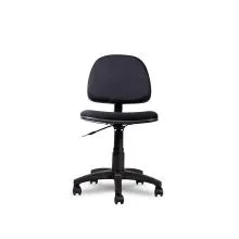 Fabric Typist Chair Without Arms T011-BL-S - Black