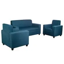 Monaco Sofa Blue Fabric
