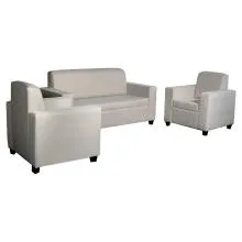 Monaco Sofa Beige Fabric