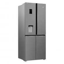 Beko HarvestFresh Fridge Freezer GNE480EC3DVX - Stainless Steel