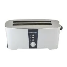 BLACK+DECKER ET124 1350W Cool Touch 4 Slice Toaster