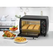 BLACK+DECKER 19 Litre Double Glass Multifunction Toaster Oven With Rotisserie (TRO19RDG-B5)