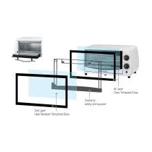 BLACK+DECKER 9L Toaster Oven With Double Glass (TRO9DG-B5)