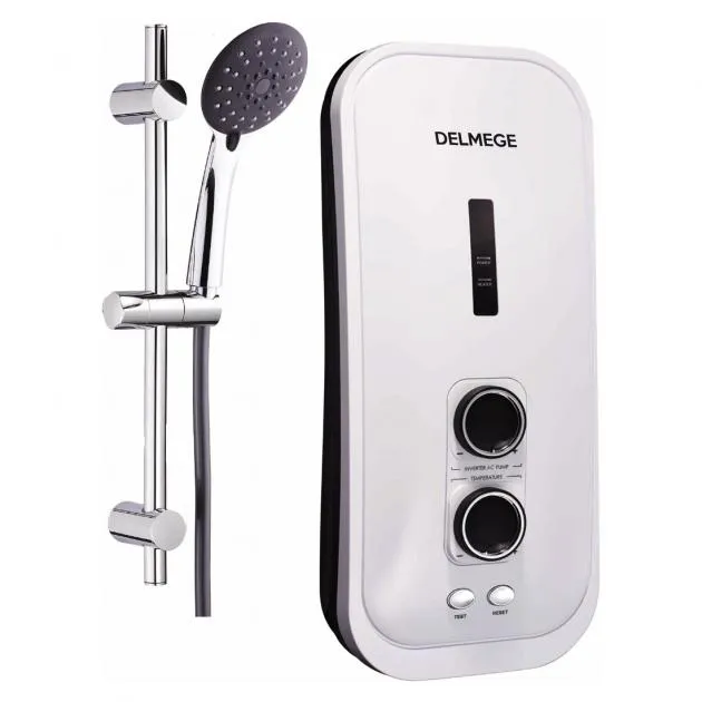DELMEGE Instant Shower Water Heater 3.5kW With Booster Pump (White) (DWH A Series)
