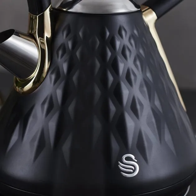 Swan Gatsby Pyramid Kettle (Black)
