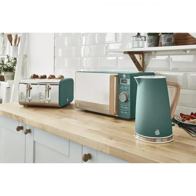 Swan 1.7L Nordic Style Cordless Kettle 3000W (Green)