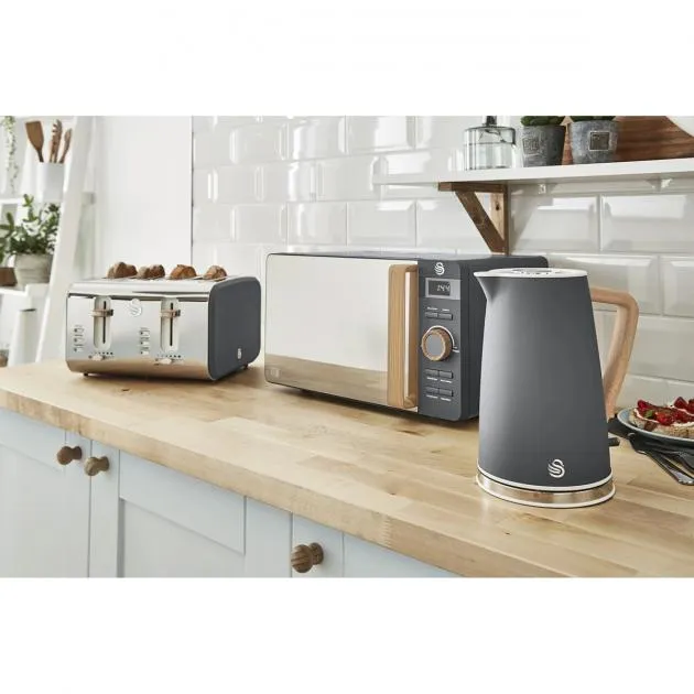Swan 1.7L Nordic Style Cordless Kettle 3000W (Grey)