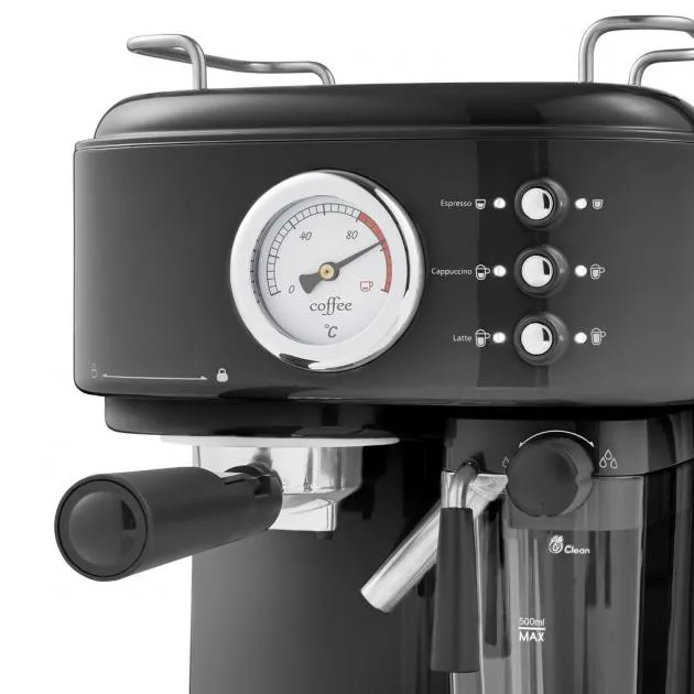 Swan Nordic Pump Espresso Coffee Machine SK22150BN - 1100W, (Black)