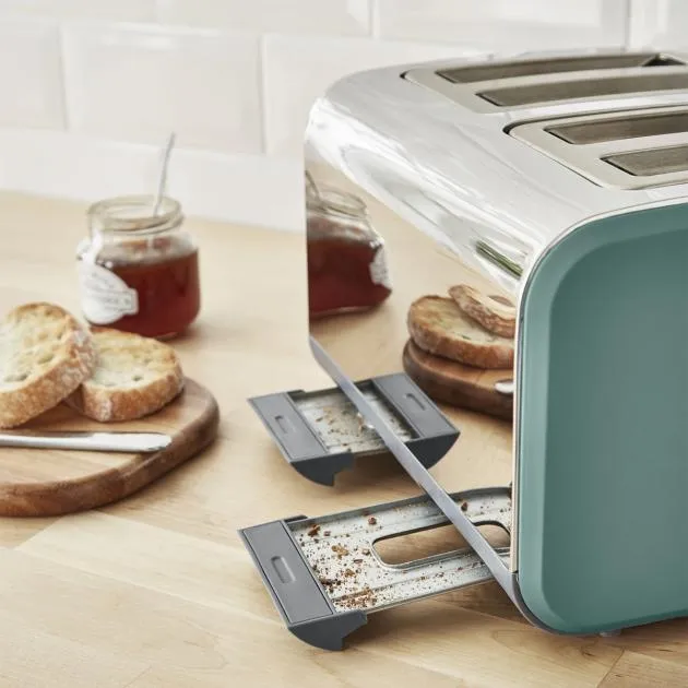 Swan 4 Slice Nordic Style Toaster 1500W (Green)