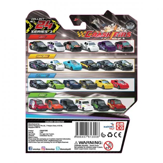 Emco Crashems Wave 1-24 Assorted  (101300)