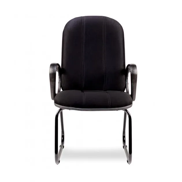 Fabric Mid Back Visitor Chair V003-BL-S - Black