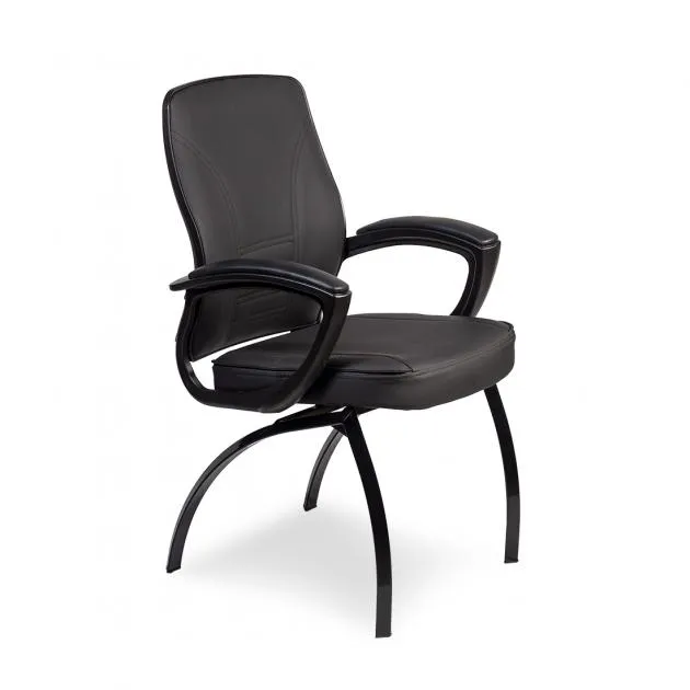 PVC Visitor Chair V029-BL-S - Black