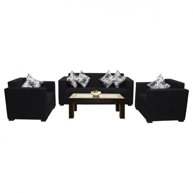 Cloud Sofa WFL-CLOUD-07 - Black Colour Fabric