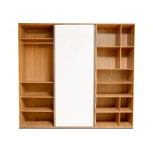 Amish Wardrobe - Sahara Walnut & White (LF-AMI-2WD-SWW-S)