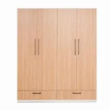 Daisy Wardrobe - Sahara Walnut & White (LF-DAISY-4WD-SWW-S)