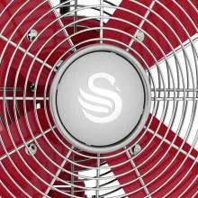 Swan Retro 16 Inch Stand Fan (Red)